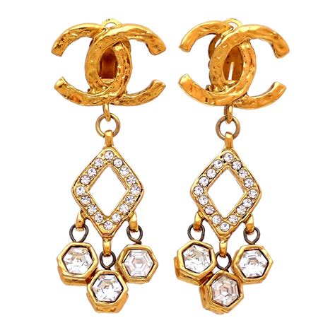 chanel com earrings|authentic Chanel earrings.